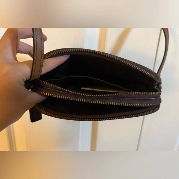 Coach Legacy Maroon Jacquard Crossbody Camera Bag, $168 - Picture 5 of 5